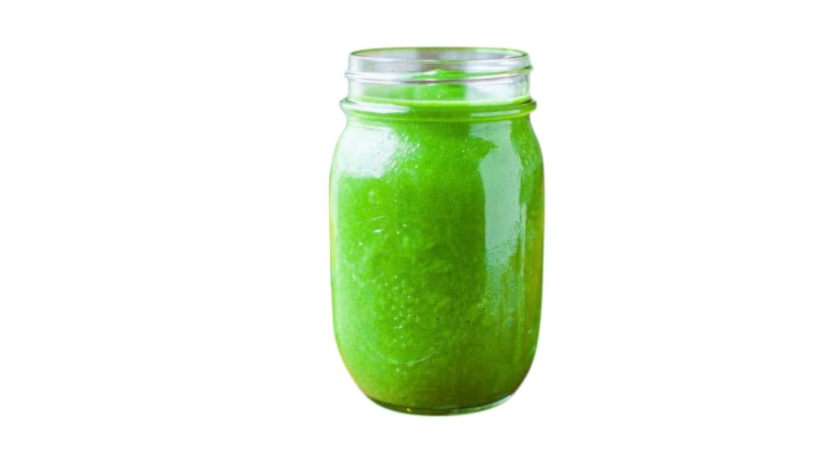 Fruit And Vegetable Smoothie – Spinach, apple, pear, honey melon, grapes