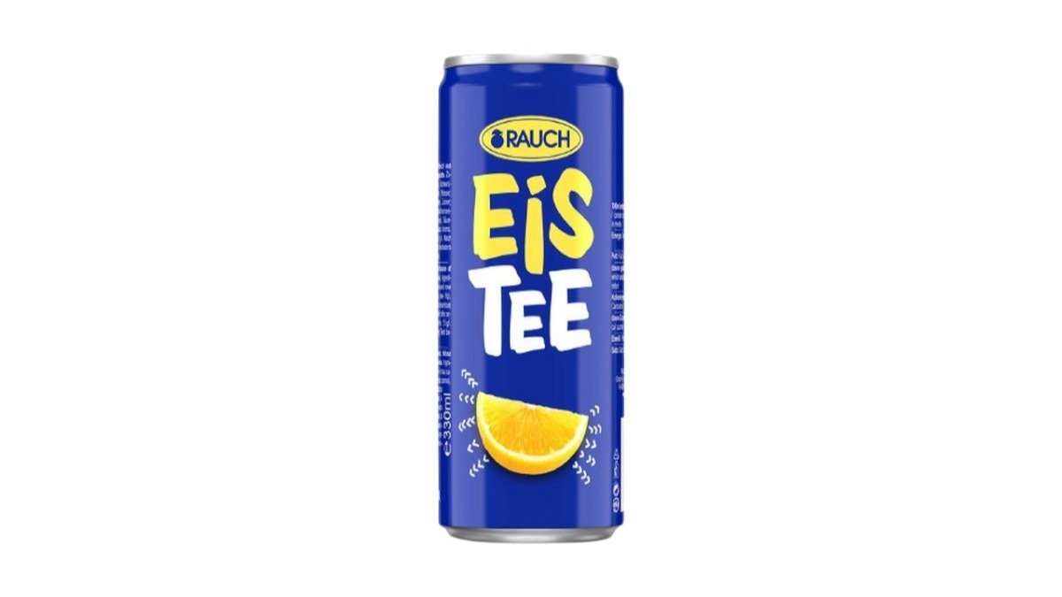 Rauch Eistee Zitrone Dose 0,33l – Eistee mit Zitronengeschmack