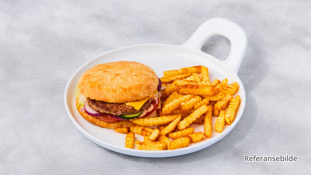 25. Cheesburgertallerken – Verdal Spiseri