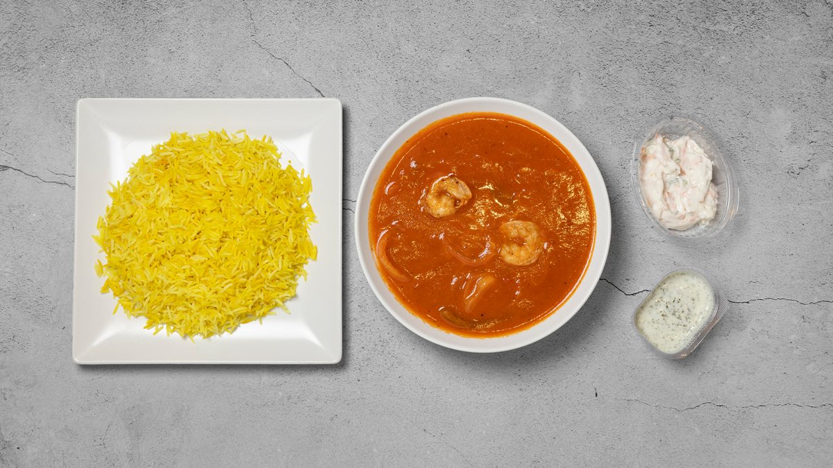 Indisk Tikka Masala - Rejer – Rig tomat-kokoskarry sprængfyldt med livlige krydderier og e...