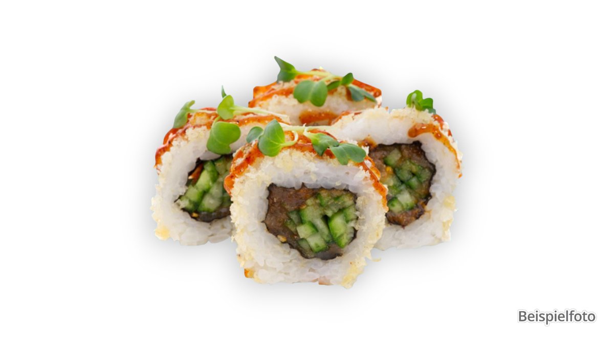 Crunchy Tuna Roll – 8 Stück
 mit Thunfisch, Frischkäse, Avocado und knusprigem R...
