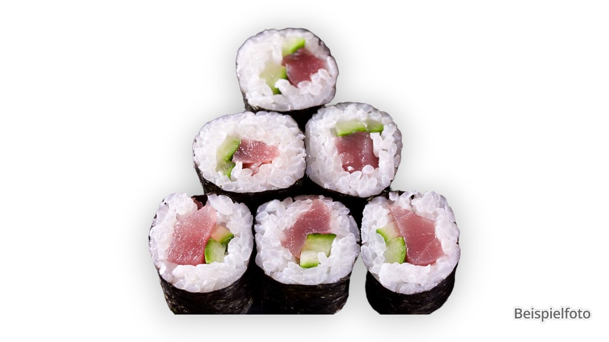 Tekka Kappa Maki – mit gekochtem Thunfisch und Gurken