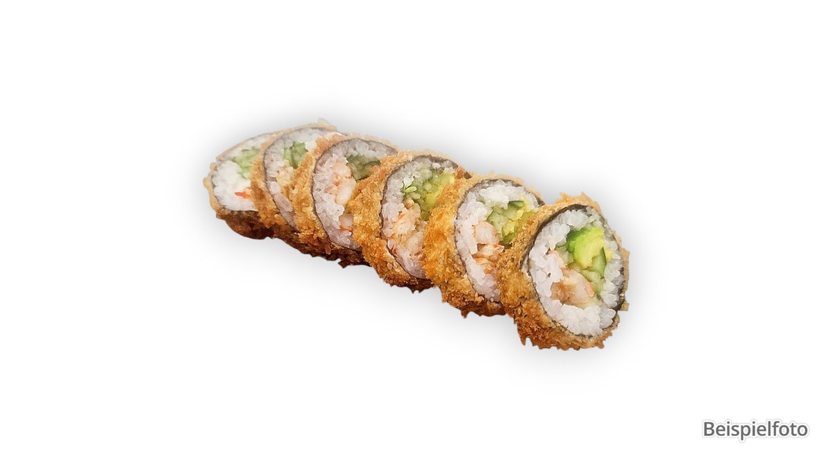 Baked Kani Roll – mit Surimi, Avocado und Frischkäse