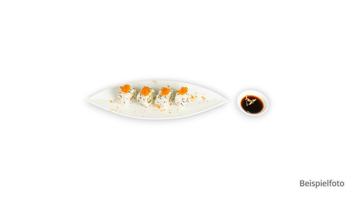 Philadelphia Roll – mit Lachs, Gurken und Frischkäse