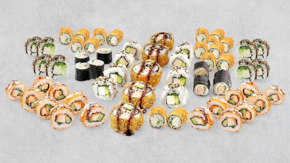 Familien-Hähnchen Deluxe – 61 pieces
8x Maki Chicken
5x Yoko Roll Chicken
16x Chicken T...