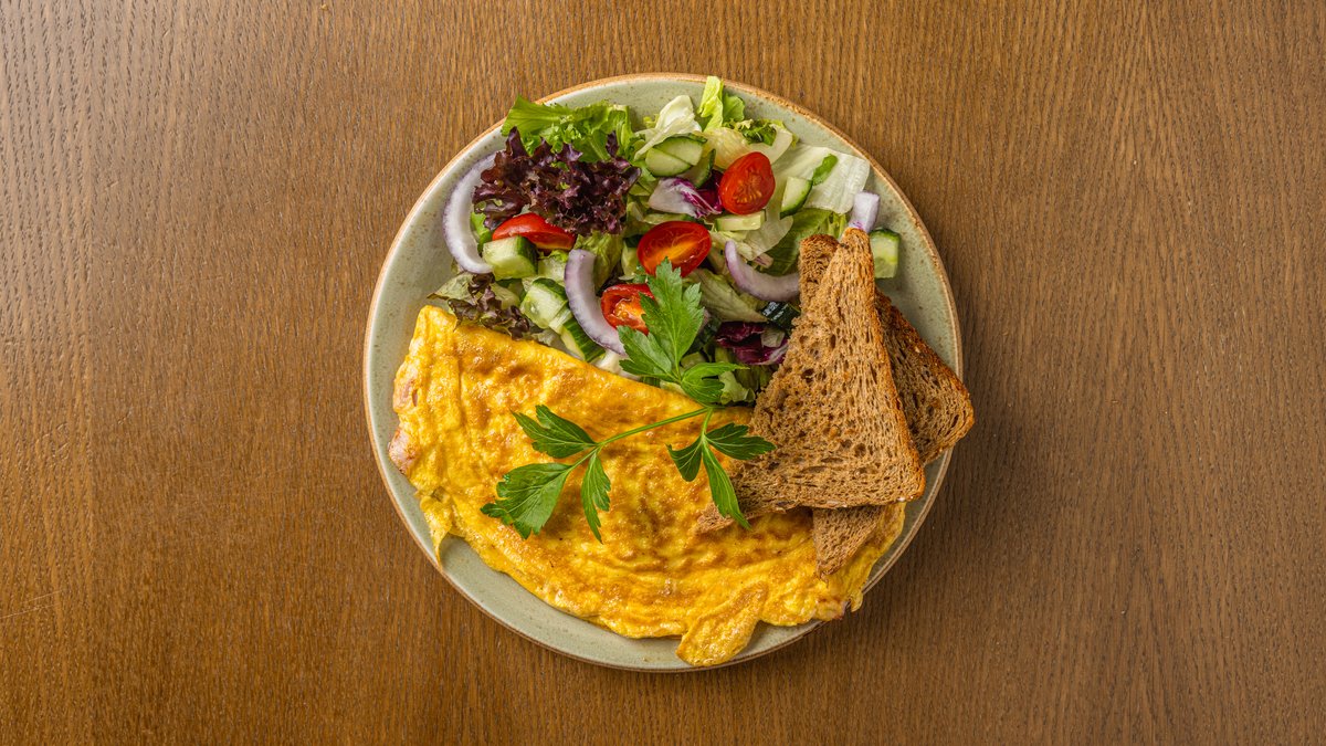 Omelett m/ Ost & Skinke – Kjøkken & Kaffe Pyramiden Storsenter