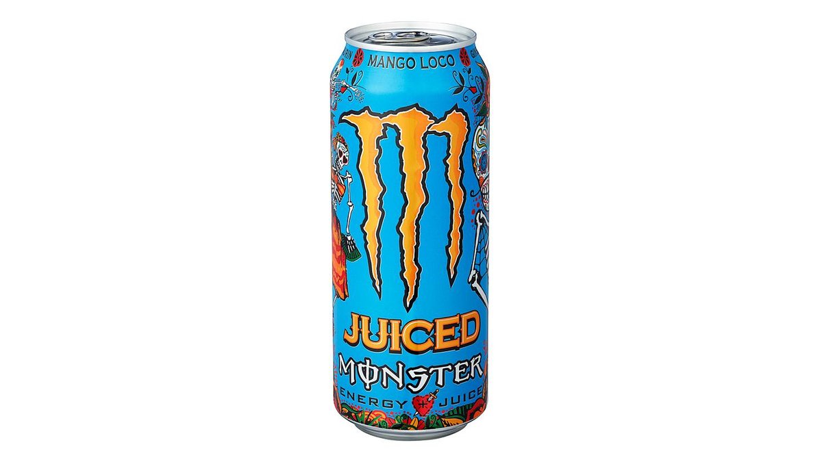 Monster Mango Loco 500ml bx – Mango Loco på 500ml boks er en kullsyreholdig energidrikk me...