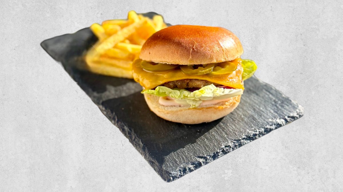 Cheddar burger