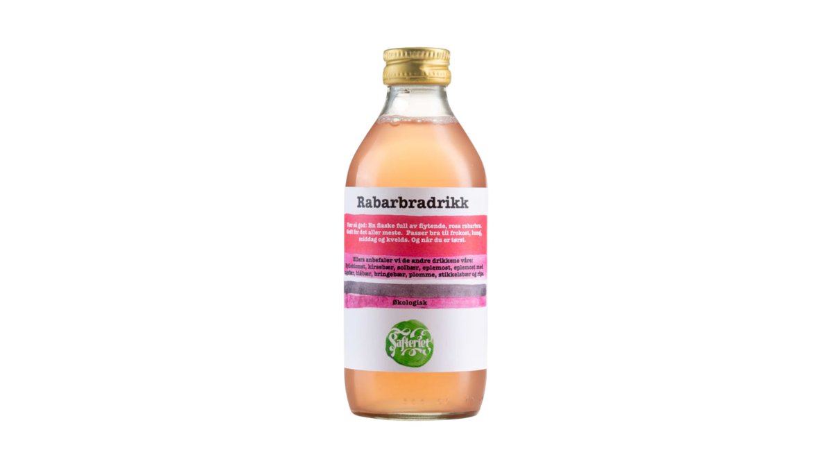 Safteriet Øko Rabarbra Juice