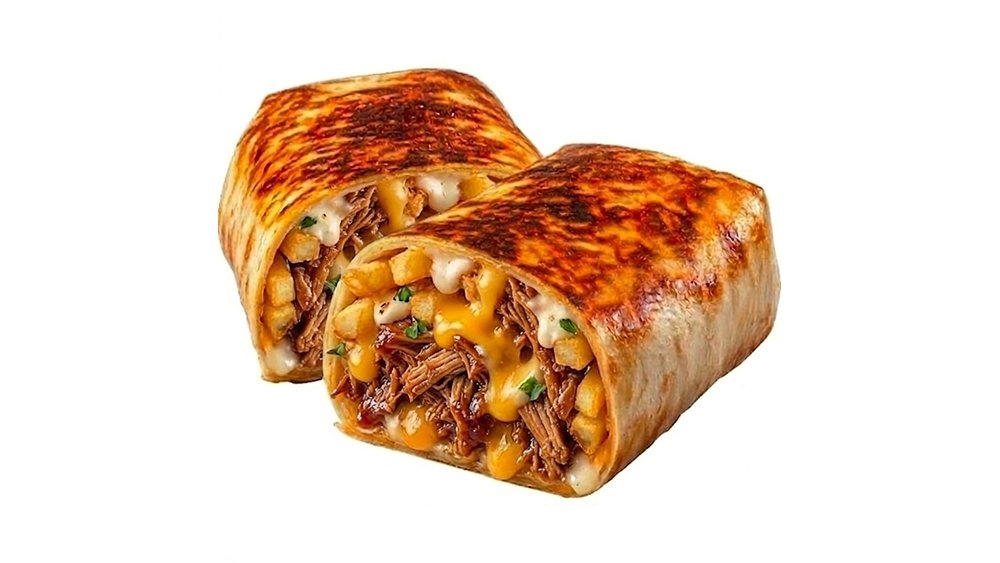 Pork Tacos 500g – Tortilia, Carne de Porc gătită la Slow Cooker 10 ore, Brânză...